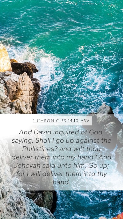 1 Chronicles 14:10 ASV Bible Verse Image