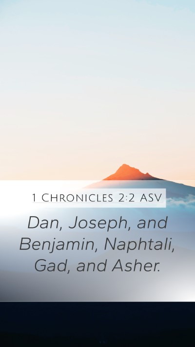 1 Chronicles 2:2 ASV Bible Verse Image
