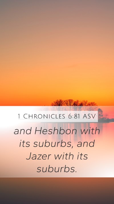 1 Chronicles 6:81 ASV Bible Verse Image