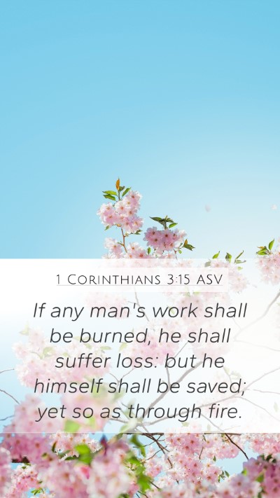 1 Corinthians 3:15 ASV Bible Verse Image