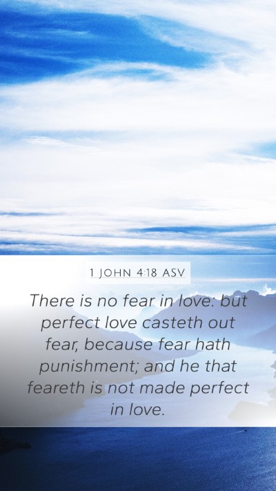 1 John 4:18 ASV Bible Verse Image