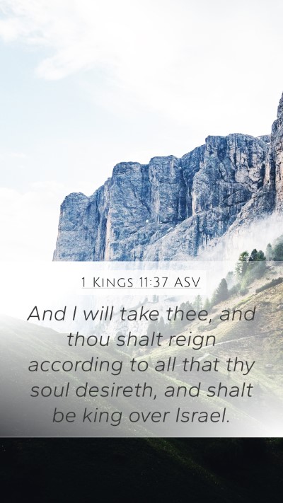 1 Kings 11:37 ASV Bible Verse Image
