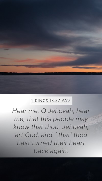 1 Kings 18:37 ASV Bible Verse Image