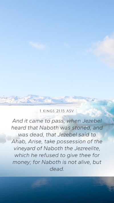 1 Kings 21:15 ASV Bible Verse Image