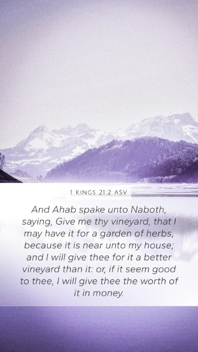 1 Kings 21:2 ASV Bible Verse Image