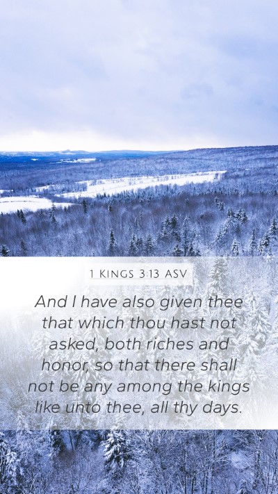 1 Kings 3:13 ASV Bible Verse Image