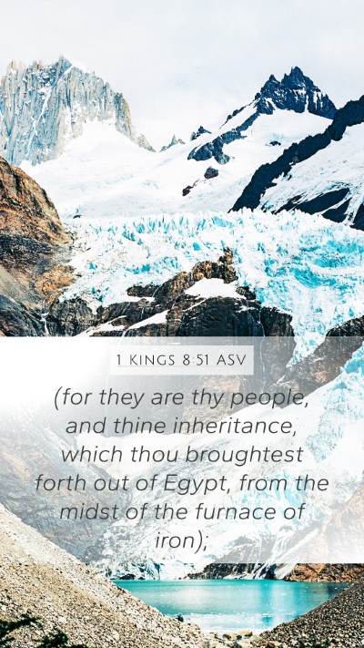 1 Kings 8:51 ASV Bible Verse Image