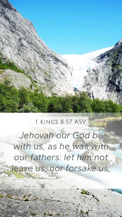 1 Kings 8:57 ASV Bible Verse Image