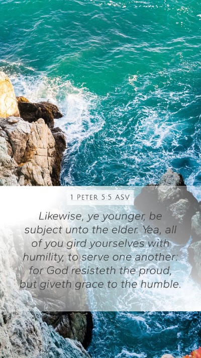 1 Peter 5:5 ASV Bible Verse Image