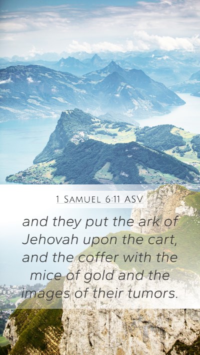 1 Samuel 6:11 ASV Bible Verse Image