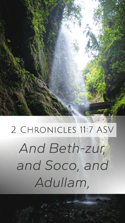 2 Chronicles 11:7 ASV Bible Verse Image