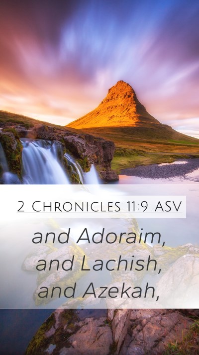 2 Chronicles 11:9 ASV Bible Verse Image