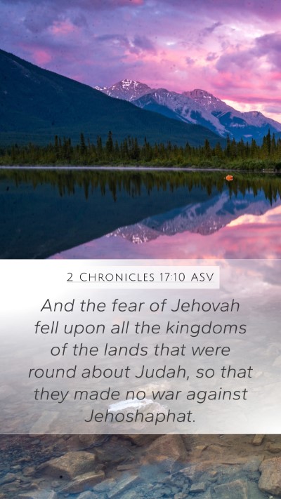 2 Chronicles 17:10 ASV Bible Verse Image