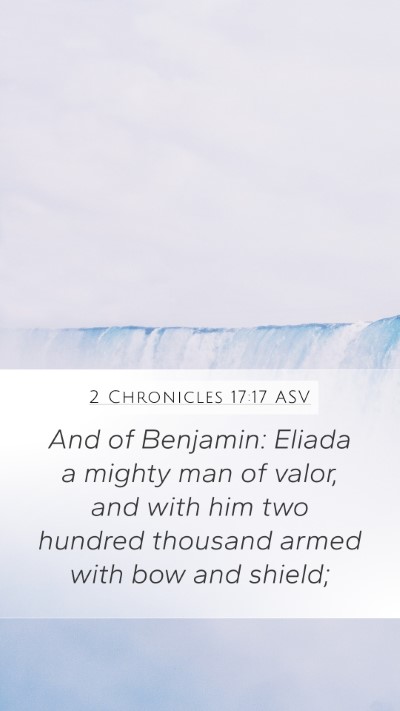 2 Chronicles 17:17 ASV Bible Verse Image