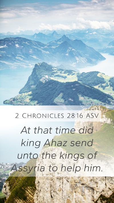 2 Chronicles 28:16 ASV Bible Verse Image