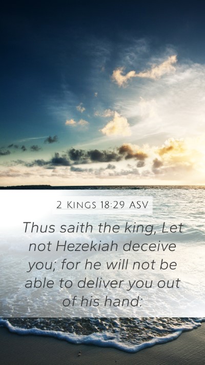 2 Kings 18:29 ASV Bible Verse Image