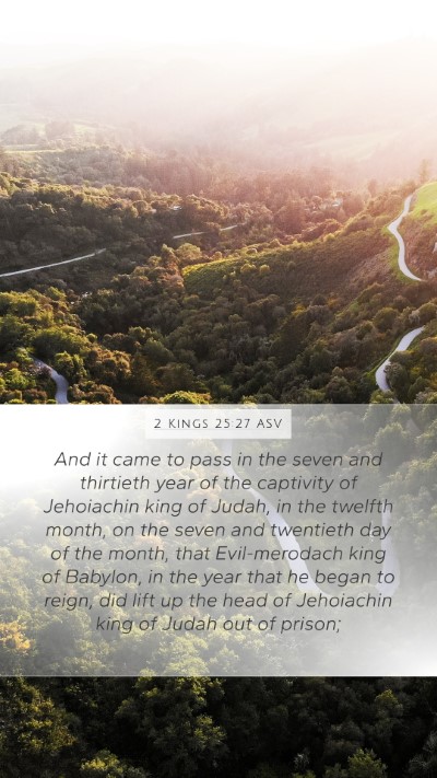 2 Kings 25:27 ASV Bible Verse Image