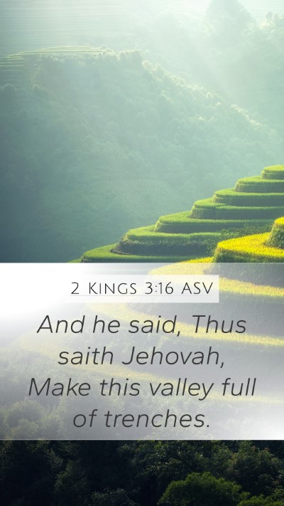 2 Kings 3:16 ASV Bible Verse Image