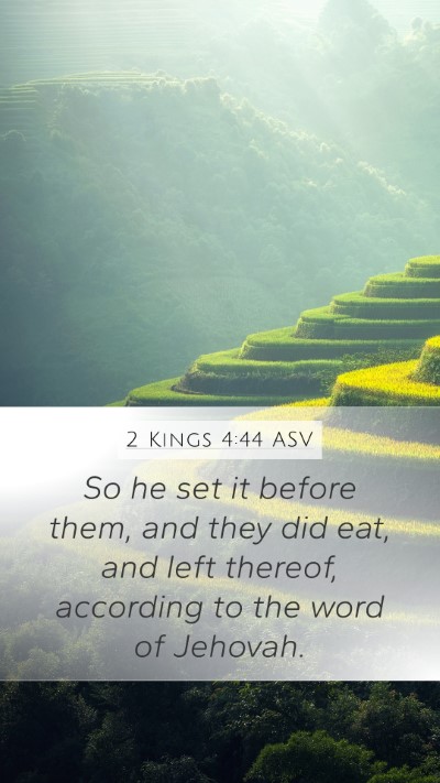 2 Kings 4:44 ASV Bible Verse Image
