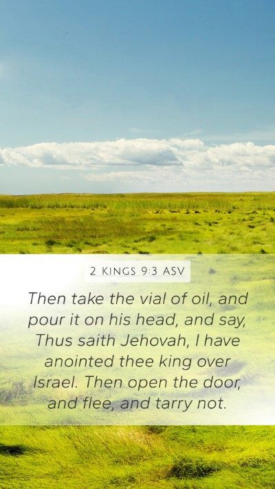 2 Kings 9:3 ASV Bible Verse Image