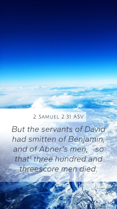 2 Samuel 2:31 ASV Bible Verse Image