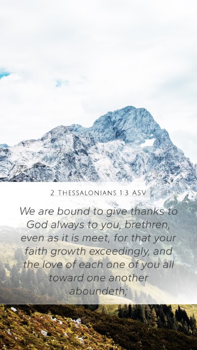 2 Thessalonians 1:3 ASV Bible Verse Image