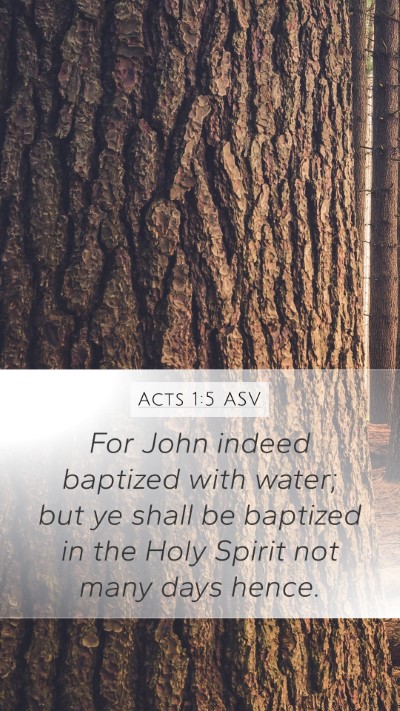 Acts 1:5 ASV Bible Verse Image