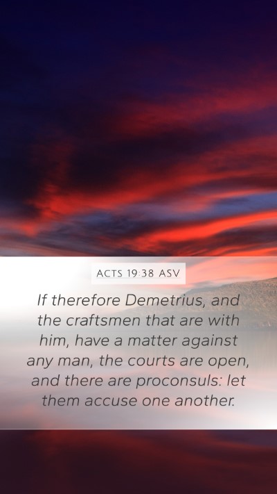 Acts 19:38 ASV Bible Verse Image