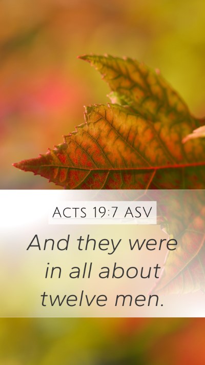 Acts 19:7 ASV Bible Verse Image