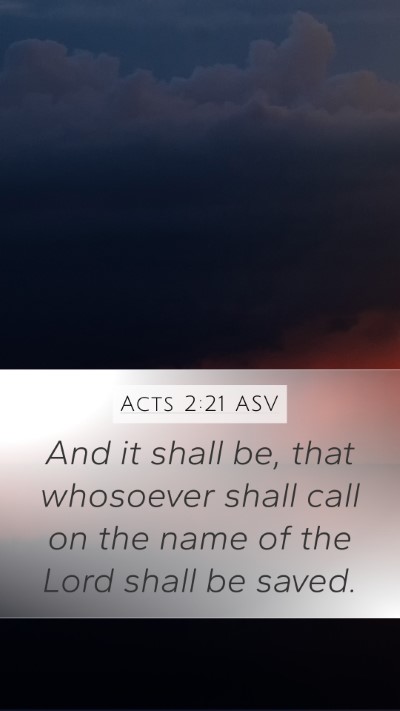 Acts 2:21 ASV Bible Verse Image