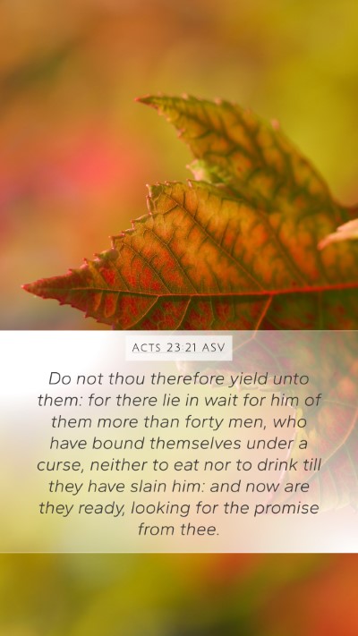 Acts 23:21 ASV Bible Verse Image
