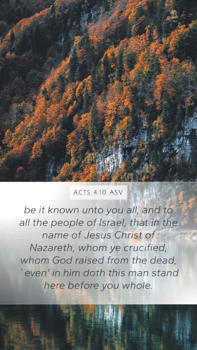 Acts 4:10 ASV Bible Verse Image