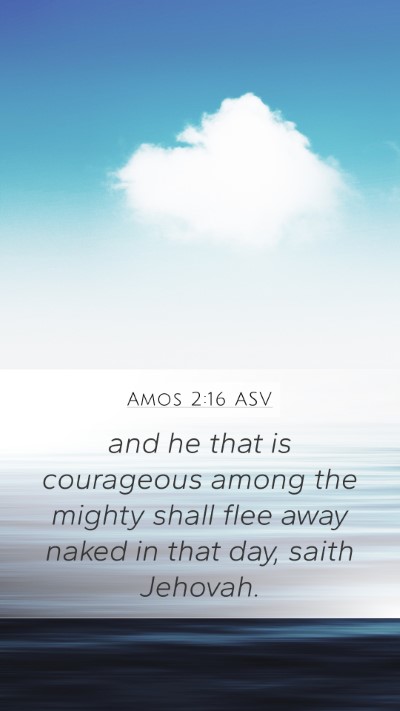 Amos 2:16 ASV Bible Verse Image