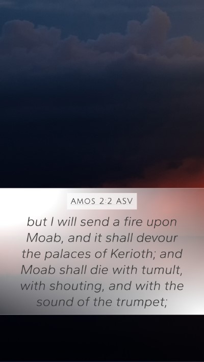 Amos 2:2 ASV Bible Verse Image