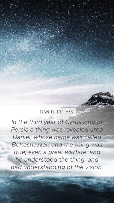 Daniel 10:1 ASV Bible Verse Image