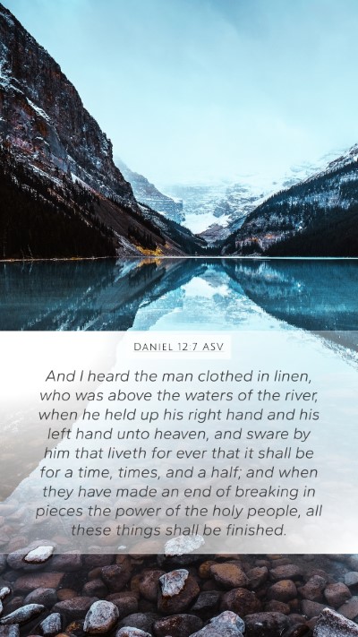 Daniel 12:7 ASV Bible Verse Image