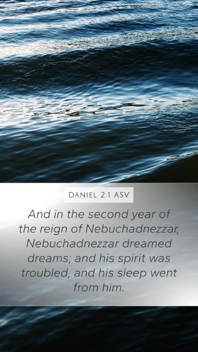 Daniel 2:1 ASV Bible Verse Image