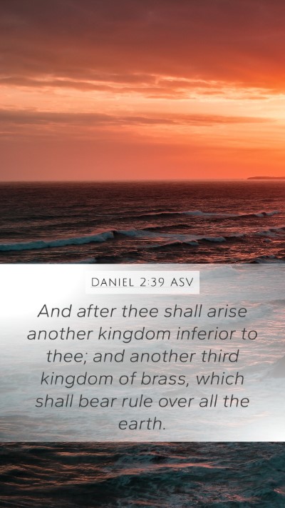 Daniel 2:39 ASV Bible Verse Image