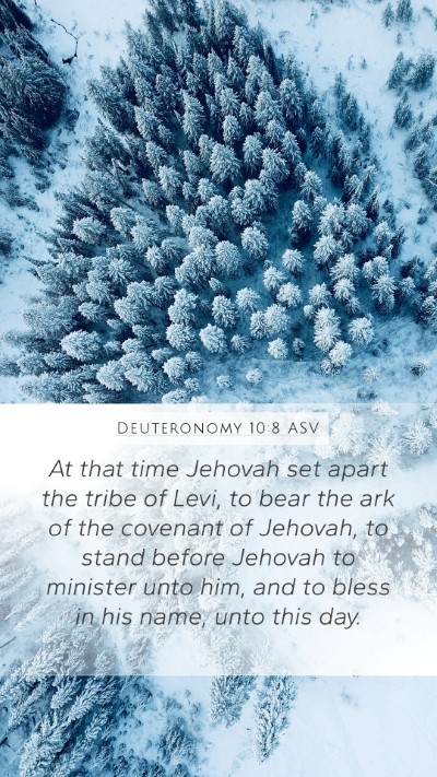 Deuteronomy 10:8 ASV Bible Verse Image