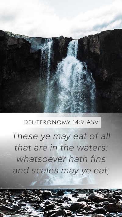 Deuteronomy 14:9 ASV Bible Verse Image
