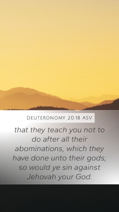 Deuteronomy 20:18 ASV Bible Verse Image