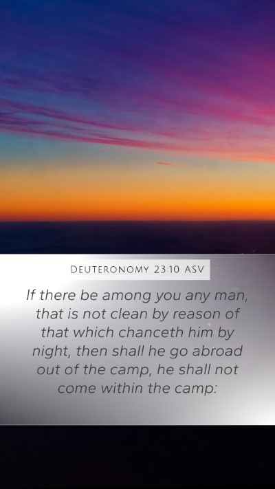 Deuteronomy 23:10 ASV Bible Verse Image