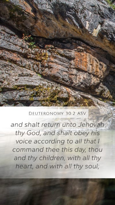 Deuteronomy 30:2 ASV Bible Verse Image