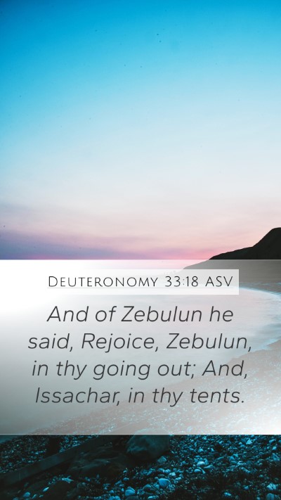 Deuteronomy 33:18 ASV Bible Verse Image