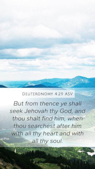 Deuteronomy 4:29 ASV Bible Verse Image