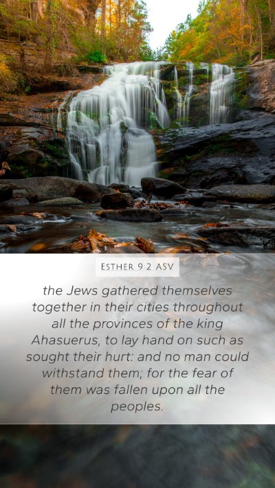 Esther 9:2 ASV Bible Verse Image