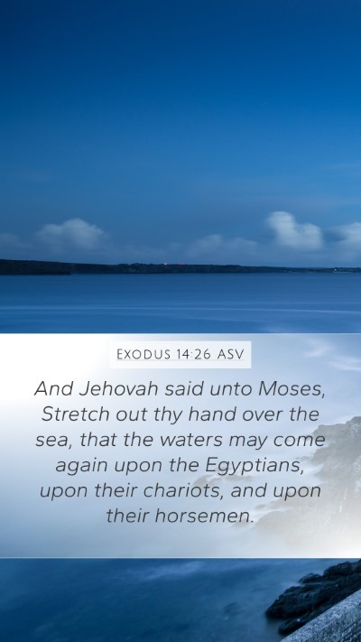 Exodus 14:26 ASV Bible Verse Image