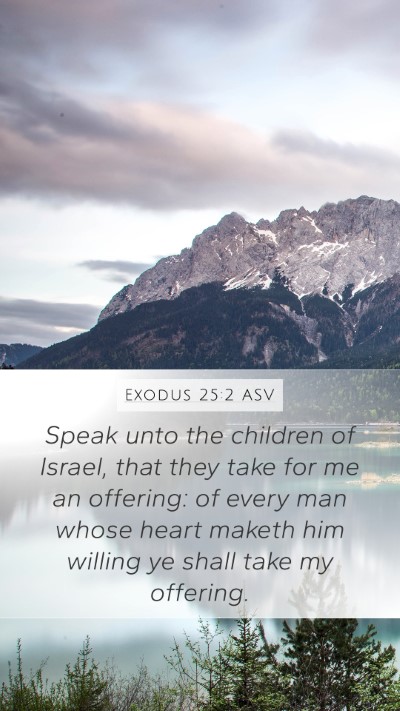 Exodus 25:2 ASV Bible Verse Image
