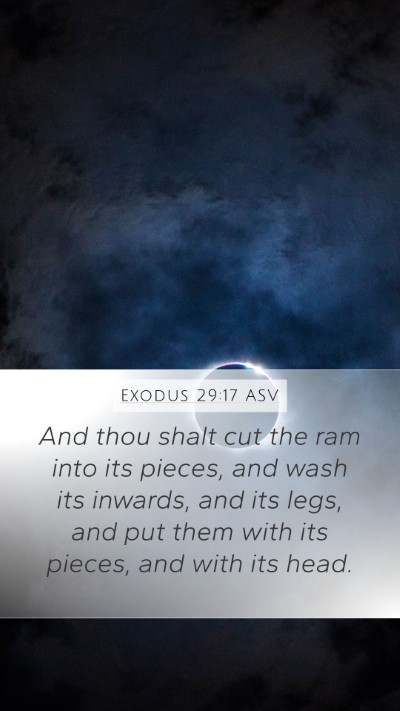 Exodus 29:17 ASV Bible Verse Image