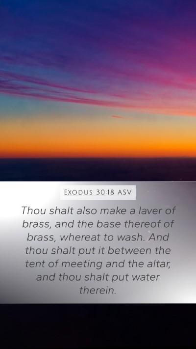 Exodus 30:18 ASV Bible Verse Image
